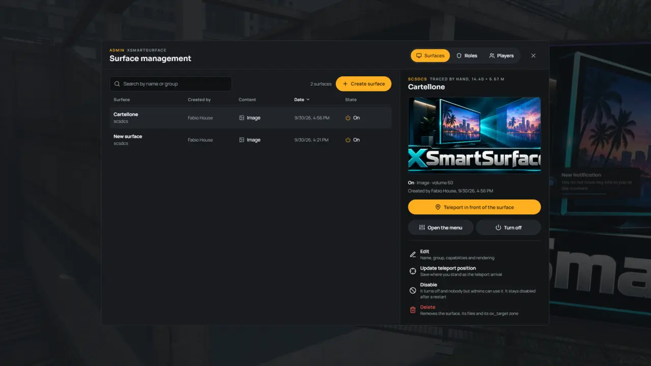 XSmartSurface - TV, Projector, Whiteboard and more Script 3